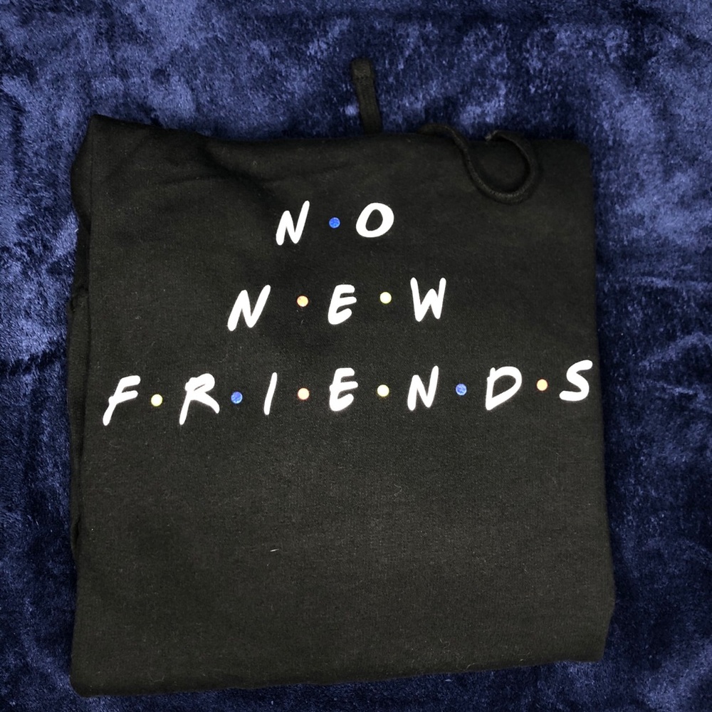 Friends - All Black sweatshirt (XL)